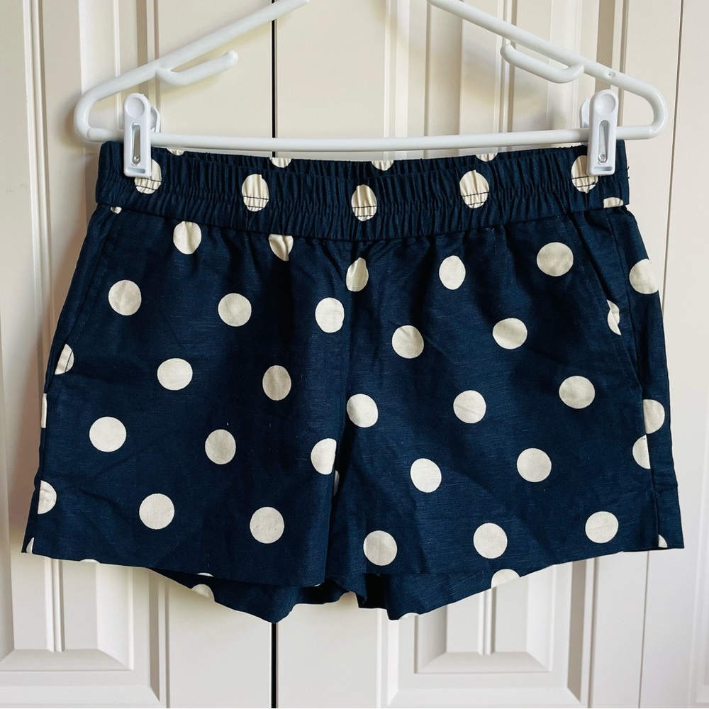 J. Crew Factory Polka Dot Boardwalk Pull On
Shorts